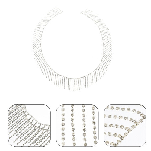 Cadeia De Strass Com Borla E Para Roupas 1
