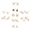 9 Pares Pingente Decorativo 1