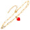 Anklet Ajustável Aço Inoxidável Para Tornozelo 1