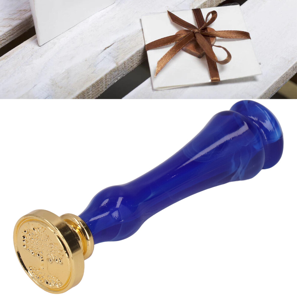 Retro Blue Wax Stamp Seal Kit, 4 Stamps, Easy to Use, 12.5cm-image-OPC-PMP7GTV-NEW