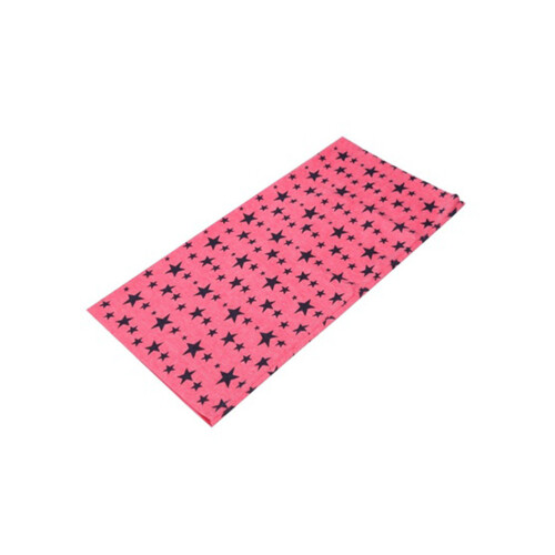Cachecol De Algodão Estampado Cinco ( Rosa) 1