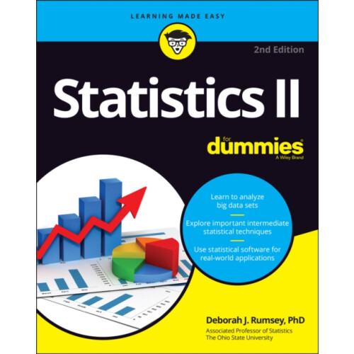 Statistics II For Dummies by Deborah J. Rumsey Paperback Book