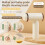 Brosse à bouteille électrique Pace, tige flexible de 12-Rose 6