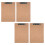 Hardboard Office Clipboards A 4 Letter Size Clipboard with Low 1
