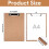 Hardboard Office Clipboards A 4 Letter Size Clipboard with Low 3