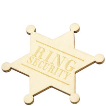 Badge De Pour , Épingle En Bois