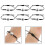 6 Pièces Bracelets Tressés Pour Adolescent 6