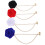 4 Pezzi Boutonniere Con Nappina E Per Cravatta 10