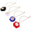 4 Pezzi Boutonniere Con Nappina E Per Cravatta 8