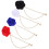 4 Pezzi Boutonniere Con Nappina E Per Cravatta 6