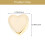 100 Pezzi Fondine Per In Silicone Bloccaggio A Cuore 2