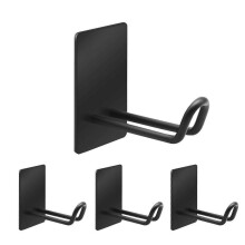 2024 Adhesive Hook, Stainless Steel Towel Hook, Adhesive Hanger for Kitchen Door, Bathroom Wall Hook for Hanging Towel Robe Hat Coat Key, 4 Pack (bl