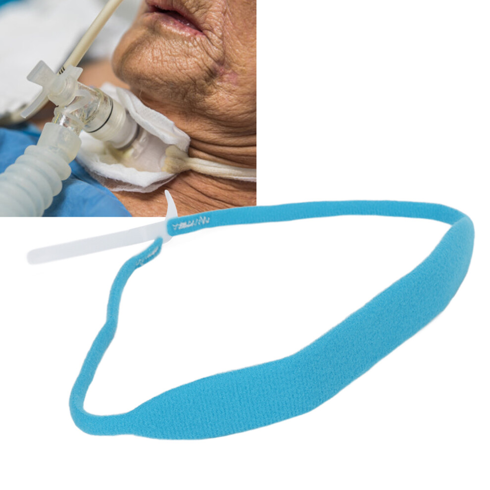 Comfortable Hook & Loop Closure Reusable Tracheostomy Tube Holder 24.4in