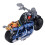 Mini Alloy Pull Back Motorcycle Toy for Kids, Blue, 3+ 9