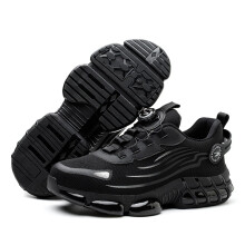 (UK 8.5-43) Men Safety Shoes Work Trainers Steel Toe Cap Lightweight Shoes