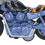 Mini Alloy Pull Back Motorcycle Toy for Kids, Blue, 3+ 10