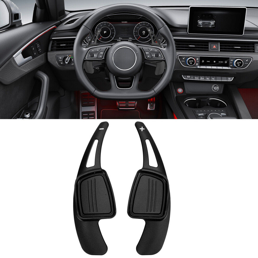 Luxury Paddle Extensions For A1 A6l 2019 Fits A4l S5 Models Black 8391357376781