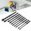 10PCS Masonry Drill Bits Set, Carbide, 5mm-12mm, Hex Shank 1
