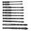 10PCS Masonry Drill Bits Set, Carbide, 5mm-12mm, Hex Shank 4