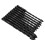 10PCS Masonry Drill Bits Set, Carbide, 5mm-12mm, Hex Shank 16