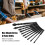 10PCS Masonry Drill Bits Set, Carbide, 5mm-12mm, Hex Shank 8