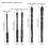 10PCS Masonry Drill Bits Set, Carbide, 5mm-12mm, Hex Shank 9