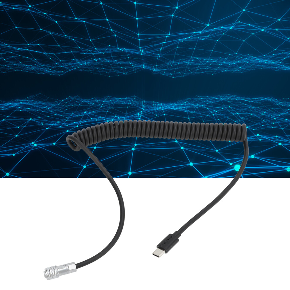 Type C Coiled Power Cable For Bmpcc 4K/6K With Led Indicator Light 4951357381167