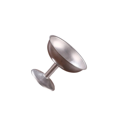 Functional Nonrust Steel Footed Serving Cup Heat-silver S