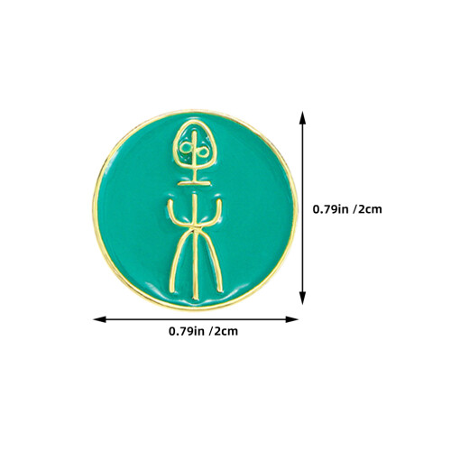 5 Pièces Broches Chinois En 1