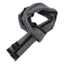 Écharpe Hiver Et Grise Pour Foulard Long Mode Costume