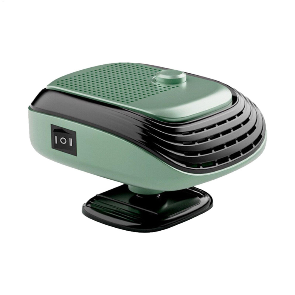 Car Heater Fan Windshield Defogger Portable 12V 120W Defroster 360 Degree Rotation Vehicle Green 9354506647360