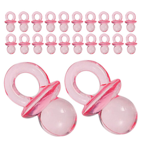 200 Mini Sucettes Transparent Pour Fête De Bébé