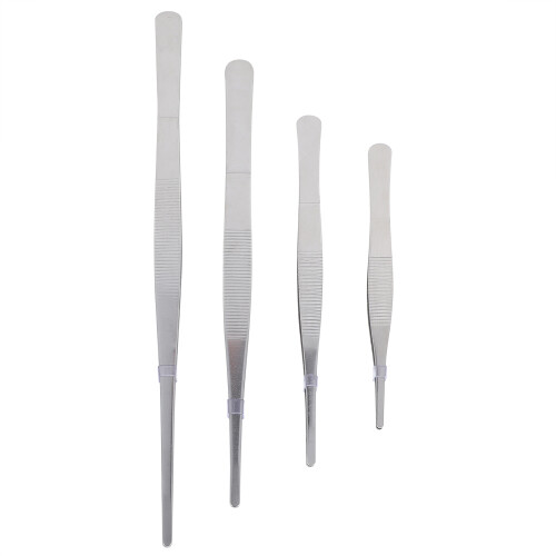 4 Pezzi Pinzette in Inox Lunghe Dritte ( ) 2