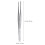 4 Pezzi Pinzette in Inox Lunghe Dritte ( ) 6