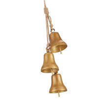 Metalen vakantie-ornament belhanger met gemakkelijk ophanghaak-B