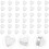 100 Pezzi Fondine Per In Silicone Con Bloccaggio A Cuore 3