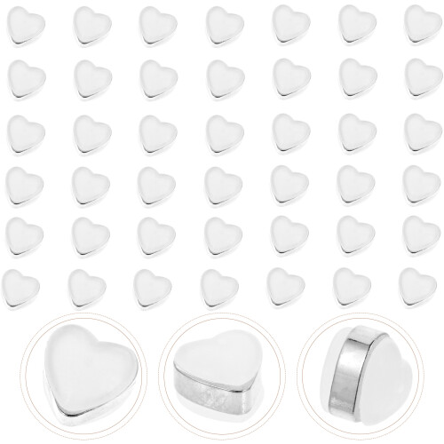 100 Pezzi Fondine Per In Silicone Con Bloccaggio A Cuore 2