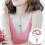 Collana Con Pendente A In Acciaio Con 5