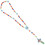 Collana Con Pendente A In Acciaio Con 11