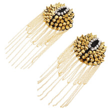 2 Pezzi Frange Punk Con Rivetti Per Spalline E Braccio