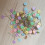 200 Unidades Cabeça De Flor Plástico Para Patchwork Artesanato Diy 8