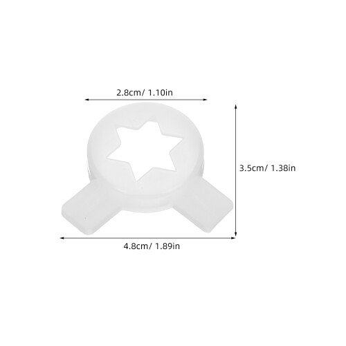 4Pcs Para De Sorvete Hexagonais Fáceis 2