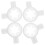 4Pcs Para De Sorvete Hexagonais Fáceis 11