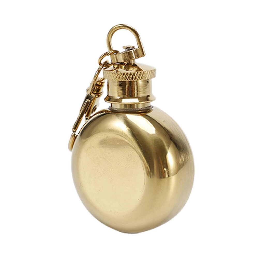 28ml Stainless Steel Flask, Leakproof Travel Bottle Keyring Office