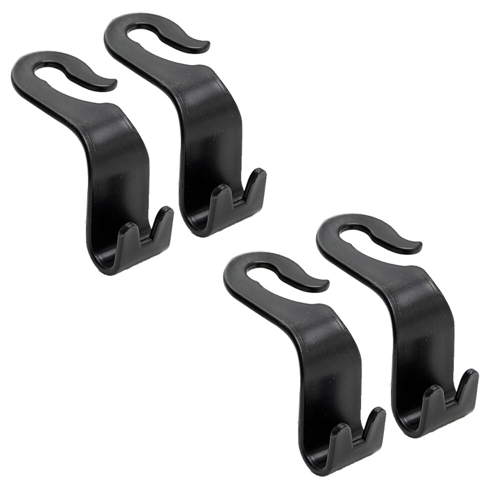 4 Pcs Car Hooks Car Seat Hooks Car Headrest Hook For Purse Handbag Coats Universal Backseat Hooks 9067246463861