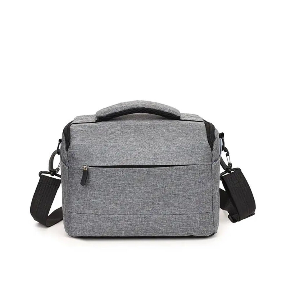 Camera Bag Nylon Shoulder Crossbody Bag For Dslr Camera Gray 9084446730425