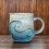 Tasse soufflée à la main sur le thème du-Ruban électrostatique 7