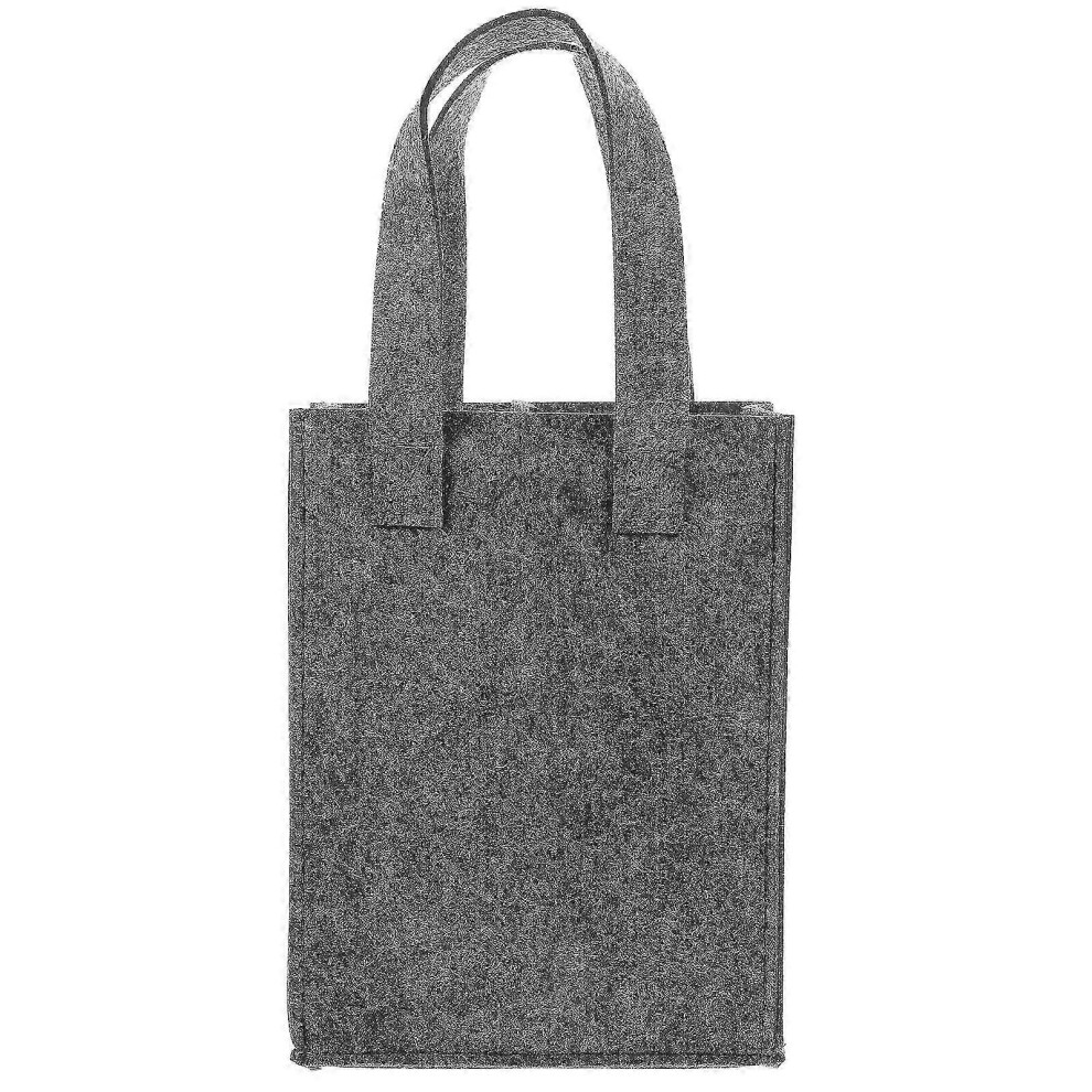 Wine Bottle Tote Bag, Felt Carry Bag, 2 Bottle Packaging Gift Bag