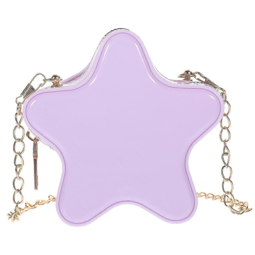 Star Handbag Lavender, Shoulder Bag Messenger Bag, Chain Crossbody Purse Purple