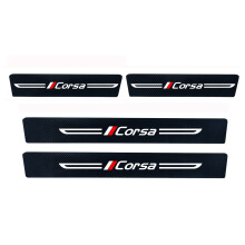 4Pcs/Set For Vauxhall Corsa Car Door Plate Sill Scuff Anti Scratch Sticker